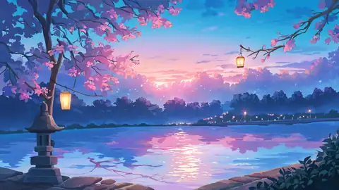 Cherry Blossom Path lofi wallpaper cherry blossom path 1089021742