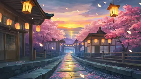 Cherry Blossom Path lofi wallpaper cherry blossom path 2105741662