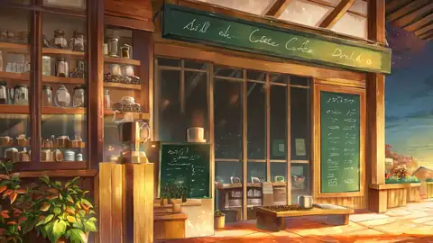 Coffee Shop Morning lofi wallpaper coffee shop morning 0039484301