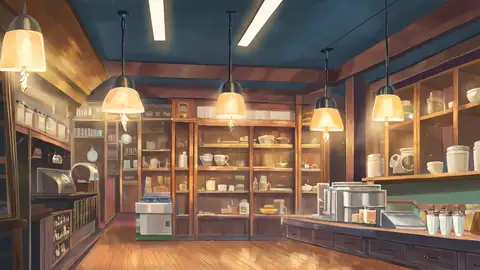 Coffee Shop Morning lofi wallpaper coffee shop morning 0129726385
