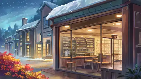 Coffee Shop Morning lofi wallpaper coffee shop morning 0500363340