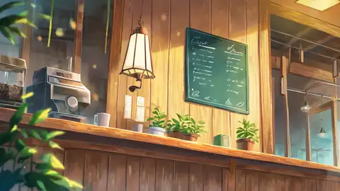 Coffee Shop Morning lofi wallpaper coffee shop morning 0711508647