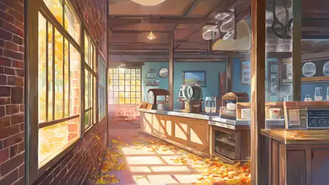 Coffee Shop Morning lofi wallpaper coffee shop morning 0795672066