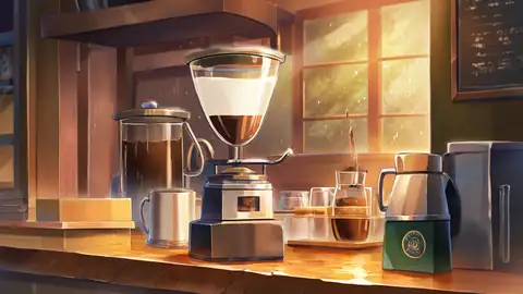 Coffee Shop Morning lofi wallpaper coffee shop morning 0924698392