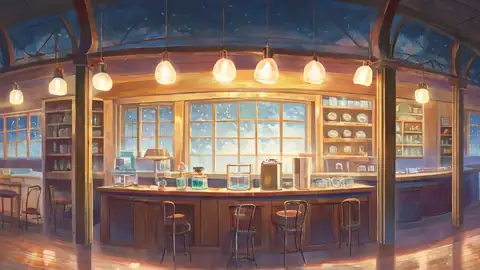 Coffee Shop Morning lofi wallpaper coffee shop morning 1018262659