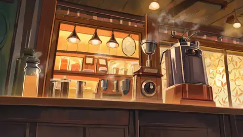 Coffee Shop Morning lofi wallpaper coffee shop morning 1206309447