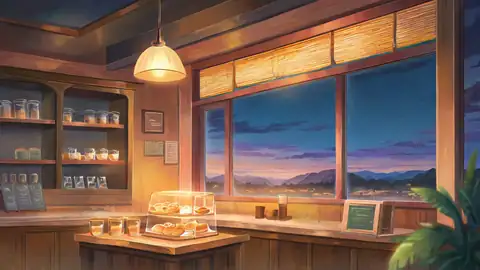 Coffee Shop Morning lofi wallpaper coffee shop morning 1258629044