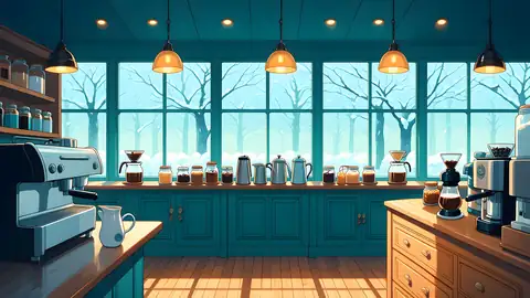 Coffee Shop Morning lofi wallpaper coffee shop morning 1601456051