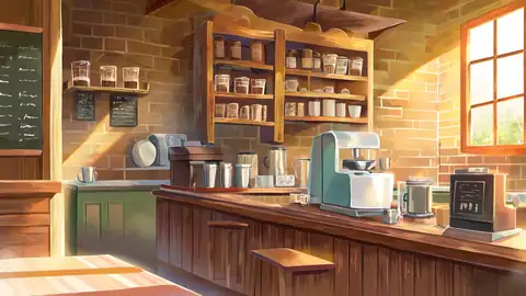 Coffee Shop Morning lofi wallpaper coffee shop morning 1794242024