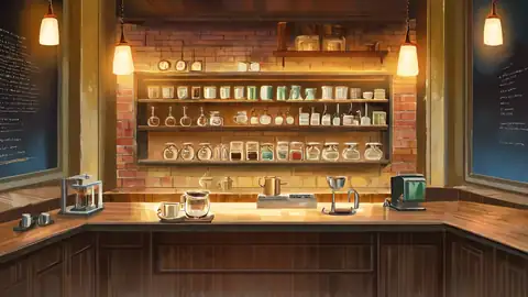 Coffee Shop Morning lofi wallpaper coffee shop morning 2085852446