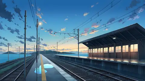 Countryside Train Station lofi wallpaper countryside train station 1349578924