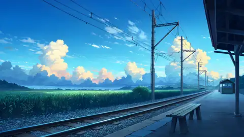 Countryside Train Station lofi wallpaper countryside train station 1654343540