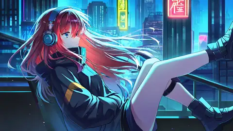 Cyberpunk Boy Rooftop lofi wallpaper cyberpunk boy rooftop 1466824278