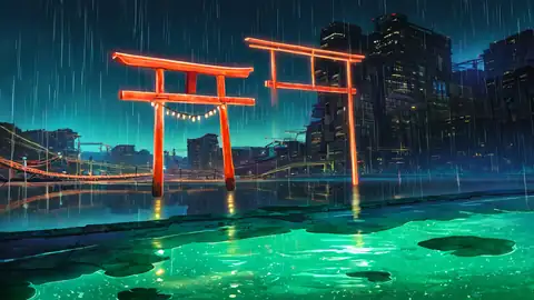 Cyberpunk Bridge lofi wallpaper cyberpunk bridge 0976772606
