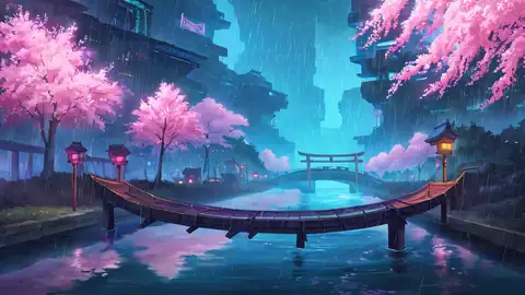 Cyberpunk Bridge lofi wallpaper cyberpunk bridge 1523550880