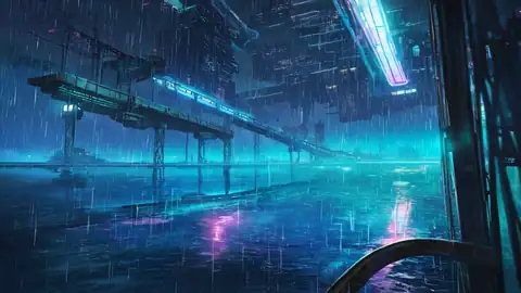 Cyberpunk Bridge lofi wallpaper cyberpunk bridge 1733292504