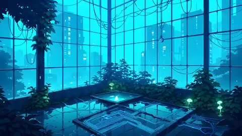 Cyberpunk Garden lofi wallpaper cyberpunk garden 0277309795