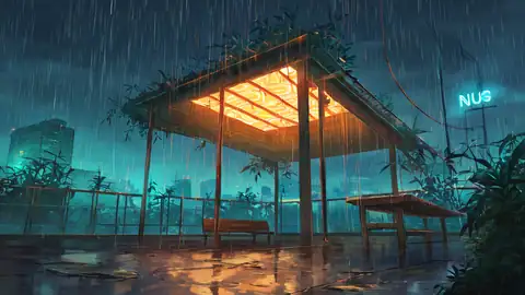 Cyberpunk Garden lofi wallpaper cyberpunk garden 1364840883