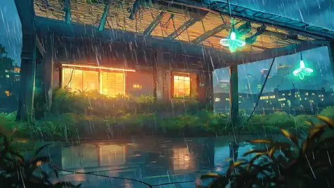 Cyberpunk Garden lofi wallpaper cyberpunk garden 1533769944