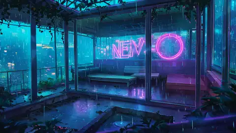 Cyberpunk Garden lofi wallpaper cyberpunk garden 1846303715