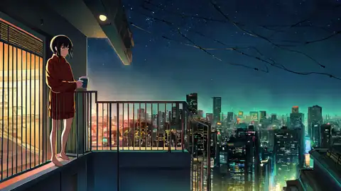 Cyberpunk Girl Balcony lofi wallpaper cyberpunk girl balcony 1870173853