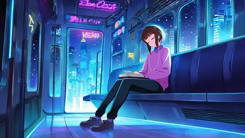 Cyberpunk Girl Train lofi wallpaper cyberpunk girl train 1396965174
