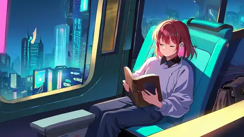 Cyberpunk Girl Train lofi wallpaper cyberpunk girl train 2145256829
