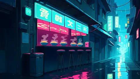 Cyberpunk Ramen Stall lofi wallpaper cyberpunk ramen stall 1127893990