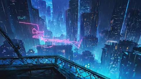 Cyberpunk Rooftop lofi wallpaper cyberpunk rooftop 0828051538