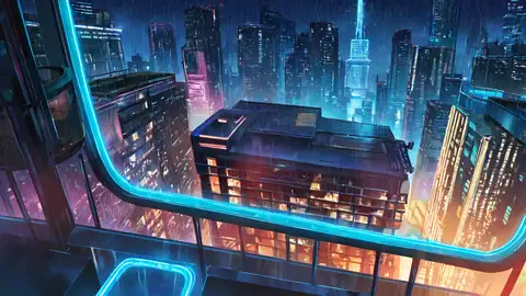 Cyberpunk Rooftop lofi wallpaper cyberpunk rooftop 1178171335