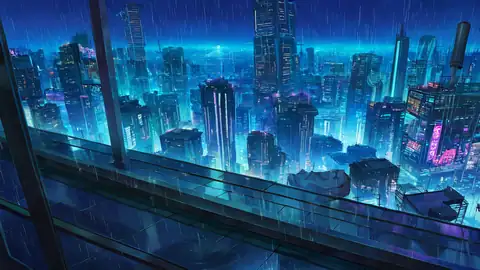 Cyberpunk Rooftop lofi wallpaper cyberpunk rooftop 1379374994