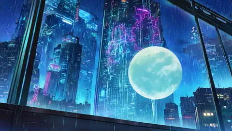 Cyberpunk Rooftop lofi wallpaper cyberpunk rooftop 1765492869