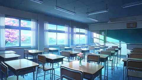 Empty Classroom Sunset lofi wallpaper empty classroom sunset 0217925747