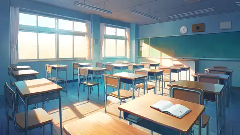 Empty Classroom Sunset lofi wallpaper empty classroom sunset 0448146113