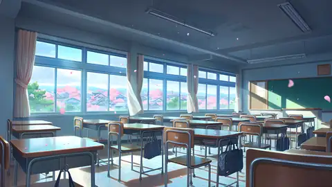 Empty Classroom Sunset lofi wallpaper empty classroom sunset 1005738853