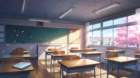 Empty Classroom Sunset lofi wallpaper empty classroom sunset 1295592373