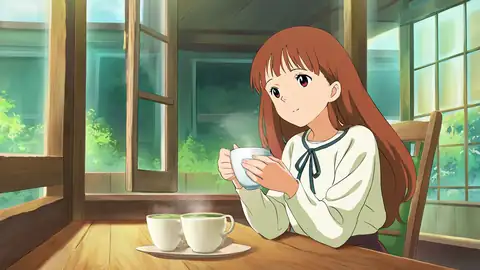 Girl Cafe Japan lofi wallpaper girl cafe japan 0113516761