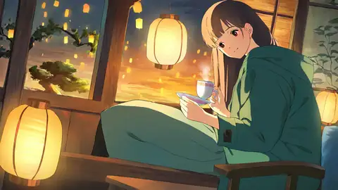 Girl Cafe Japan lofi wallpaper girl cafe japan 0119289762