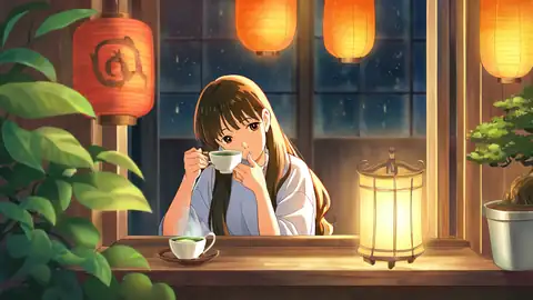 Girl Cafe Japan lofi wallpaper girl cafe japan 0135022331