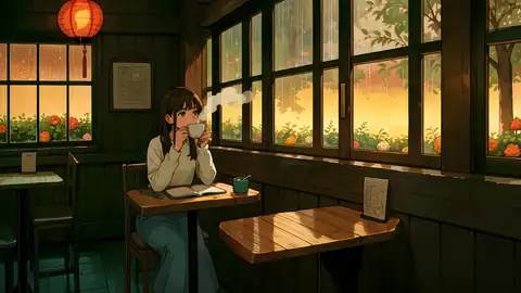 Girl Cafe Japan lofi wallpaper girl cafe japan 0198905018