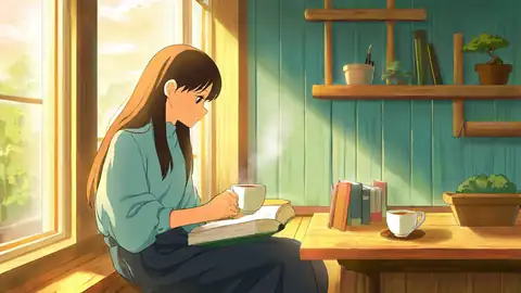 Girl Cafe Japan lofi wallpaper girl cafe japan 0629526791