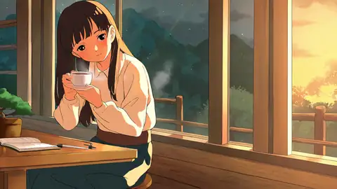 Girl Cafe Japan lofi wallpaper girl cafe japan 1048467561