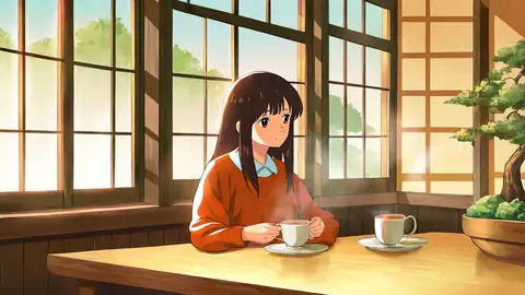 Girl Cafe Japan lofi wallpaper girl cafe japan 1214472379