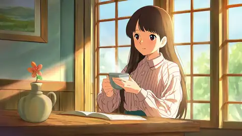 Girl Cafe Japan lofi wallpaper girl cafe japan 1356724786