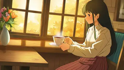 Girl Cafe Japan lofi wallpaper girl cafe japan 1386298936
