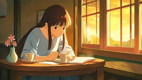 Girl Cafe Japan lofi wallpaper girl cafe japan 1413183216