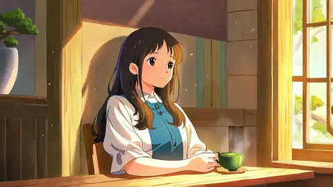 Girl Cafe Japan lofi wallpaper girl cafe japan 1415041431