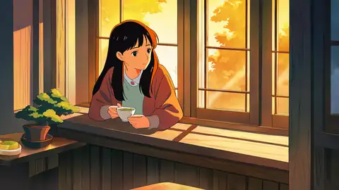 Girl Cafe Japan lofi wallpaper girl cafe japan 1500253950