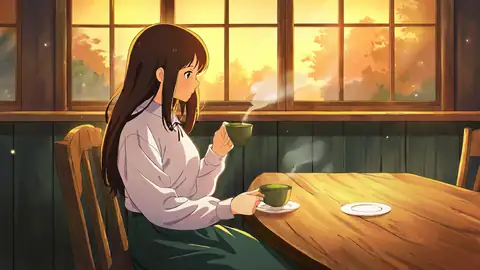 Girl Cafe Japan lofi wallpaper girl cafe japan 1735999520