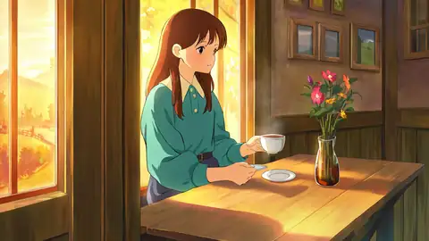 Girl Cafe Japan lofi wallpaper girl cafe japan 1936627048